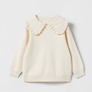 RUFFLED KNIT SWEATER (2-3yr)